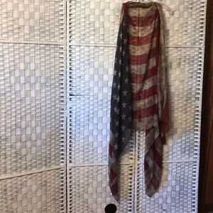 Flag scarf wrap